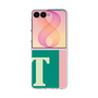 クリアケース［ オリジナル - initial color line - T green ］