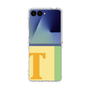 クリアケース［ オリジナル - initial color line - T yellow ］