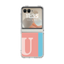 クリアケース［ オリジナル - initial color line - U pink ］