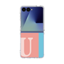 クリアケース［ オリジナル - initial color line - U pink ］