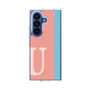 クリアケース［ オリジナル - initial color line - U pink ］