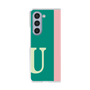 クリアケース［ オリジナル - initial color line - U green ］
