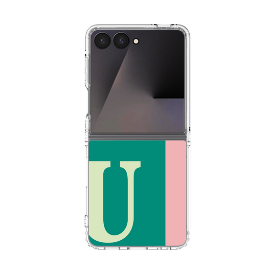 クリアケース［ オリジナル - initial color line - U green ］