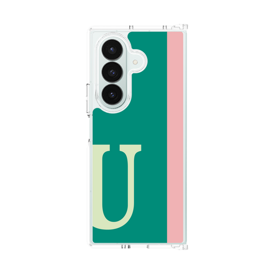 クリアケース［ オリジナル - initial color line - U green ］