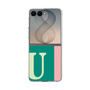 クリアケース［ オリジナル - initial color line - U green ］