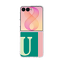 クリアケース［ オリジナル - initial color line - U green ］