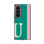 クリアケース［ オリジナル - initial color line - U green ］