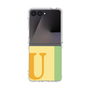 クリアケース［ オリジナル - initial color line - U yellow ］