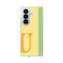 クリアケース［ オリジナル - initial color line - U yellow ］
