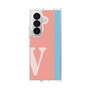 クリアケース［ オリジナル - initial color line - V pink ］