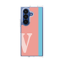 クリアケース［ オリジナル - initial color line - V pink ］