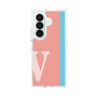 クリアケース［ オリジナル - initial color line - V pink ］