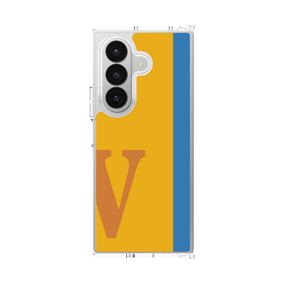 クリアケース［ オリジナル - initial color line - V orange ］