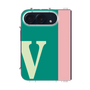 クリアケース［ オリジナル - initial color line - V green ］