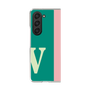 クリアケース［ オリジナル - initial color line - V green ］