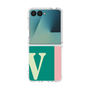 クリアケース［ オリジナル - initial color line - V green ］