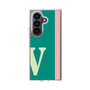 クリアケース［ オリジナル - initial color line - V green ］
