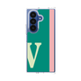 クリアケース［ オリジナル - initial color line - V green ］