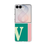クリアケース［ オリジナル - initial color line - V green ］