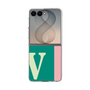 クリアケース［ オリジナル - initial color line - V green ］