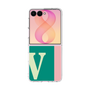 クリアケース［ オリジナル - initial color line - V green ］
