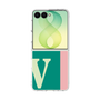 クリアケース［ オリジナル - initial color line - V green ］