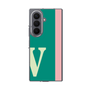 クリアケース［ オリジナル - initial color line - V green ］