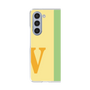 クリアケース［ オリジナル - initial color line - V yellow ］