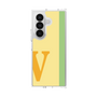 クリアケース［ オリジナル - initial color line - V yellow ］