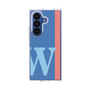 クリアケース［ オリジナル - initial color line - W blue ］