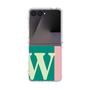 クリアケース［ オリジナル - initial color line - W green ］