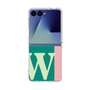 クリアケース［ オリジナル - initial color line - W green ］