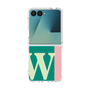 クリアケース［ オリジナル - initial color line - W green ］