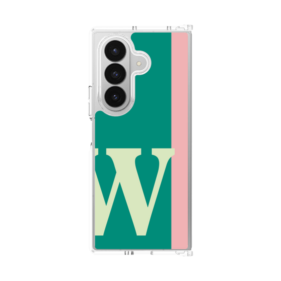 クリアケース［ オリジナル - initial color line - W green ］