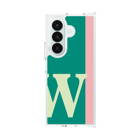 クリアケース［ オリジナル - initial color line - W green ］