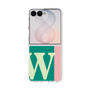 クリアケース［ オリジナル - initial color line - W green ］