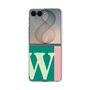 クリアケース［ オリジナル - initial color line - W green ］