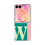クリアケース［ オリジナル - initial color line - W green ］