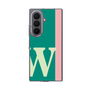 クリアケース［ オリジナル - initial color line - W green ］