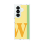 クリアケース［ オリジナル - initial color line - W yellow ］
