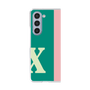 クリアケース［ オリジナル - initial color line - X green ］