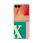 クリアケース［ オリジナル - initial color line - X green ］