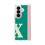 クリアケース［ オリジナル - initial color line - X green ］