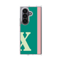 クリアケース［ オリジナル - initial color line - X green ］