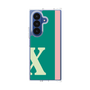 クリアケース［ オリジナル - initial color line - X green ］