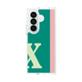 クリアケース［ オリジナル - initial color line - X green ］