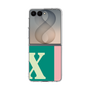 クリアケース［ オリジナル - initial color line - X green ］
