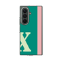 クリアケース［ オリジナル - initial color line - X green ］