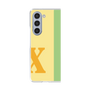 クリアケース［ オリジナル - initial color line - X yellow ］