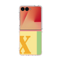 クリアケース［ オリジナル - initial color line - X yellow ］